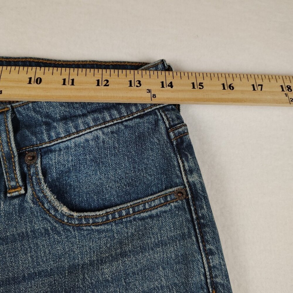 J.Crew High-Rise Crop Flare Jeans Womens sz 27 Button Fly Re- Imagined - Picture 10 of 11